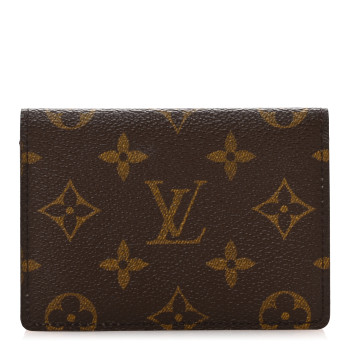 LOUIS VUITTON Monogram Porte 2 Cartes Vertical Card Holder