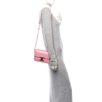 CELINE Shiny Calfskin Teen Triomphe Rose