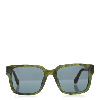 LOUIS VUITTON Acetate LV Square Sunglasses Z1694E Green