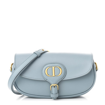 CHRISTIAN DIOR Box Calfskin East West Bobby Bag Horizon Blue