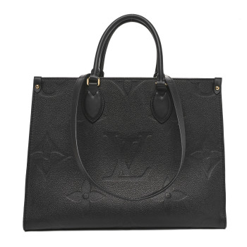 LOUIS VUITTON Empreinte Monogram Giant OnTheGo MM Black