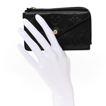 LOUIS VUITTON Empreinte Recto Verso Card Holder Black