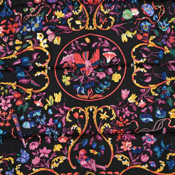 HERMES Silk Pierres d'Orient et d'Occident Scarf 90