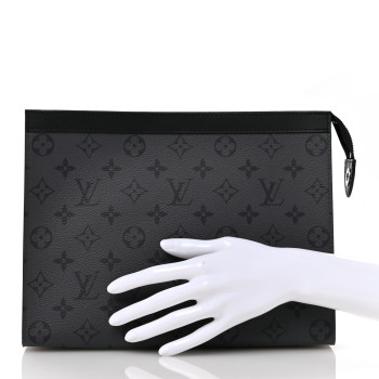 LOUIS VUITTON Monogram Eclipse Reverse Pochette Voyage MM