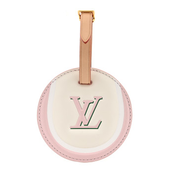 LOUIS VUITTON Calfskin Monogram LV Bag Charm Pink