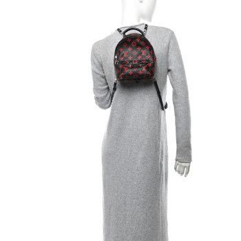 LOUIS VUITTON Monogram Infrarouge Palm Springs Backpack Mini