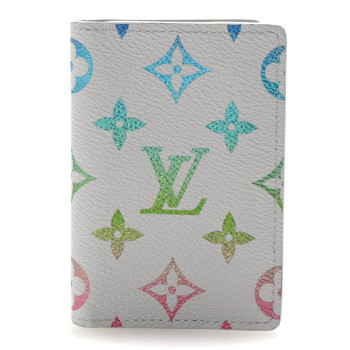 LOUIS VUITTON Monogram Pocket Organizer Gradient Grey