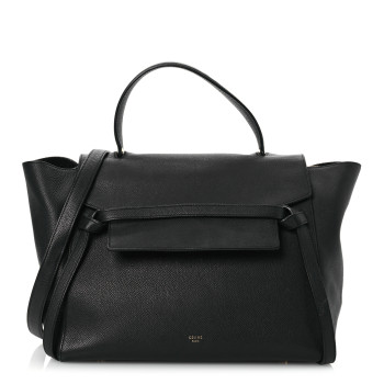 CELINE Grained Calfskin Mini Belt Bag Black