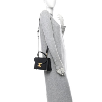 CELINE Smooth Satinated Calfskin Teen Nino Black