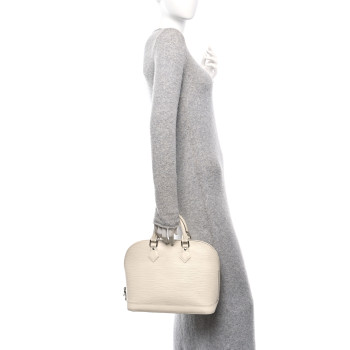 LOUIS VUITTON Epi Alma PM Ivory