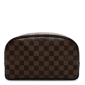 LOUIS VUITTON Damier Ebene Toiletry Bag 25