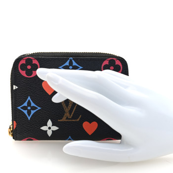 LOUIS VUITTON Game On Zippy Coin Purse Black