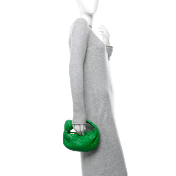BOTTEGA VENETA Nappa Intrecciato Mini Jodie Parakeet