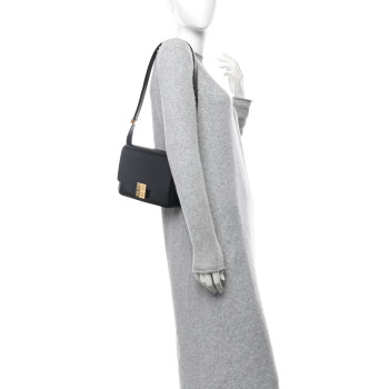 GIVENCHY Box Calfskin Medium 4G Shoulder Bag Black