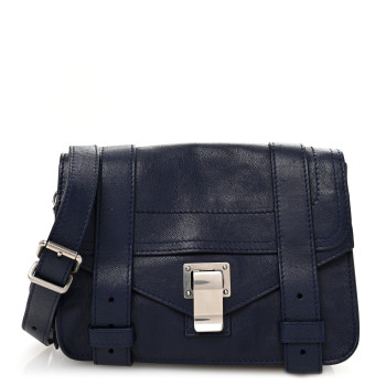 PROENZA SCHOULER Lambskin PS1 Mini Crossbody Bag Indigo