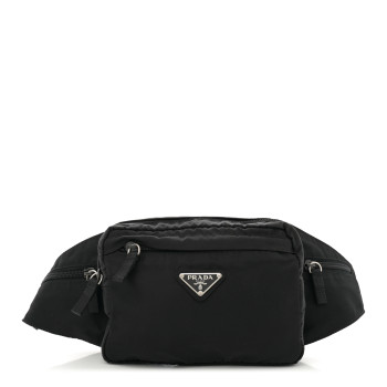 PRADA Tessuto Nylon Belt Bag Black