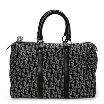 CHRISTIAN DIOR Monogram Duffle Navy Blue
