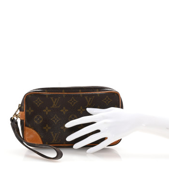 LOUIS VUITTON Monogram Pochette Marly Dragonne 22