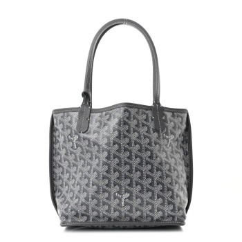 GOYARD Goyardine Reversible Mini Anjou Grey