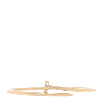 CARTIER 18K Yellow Gold Small Juste Un Clou Bracelet 16