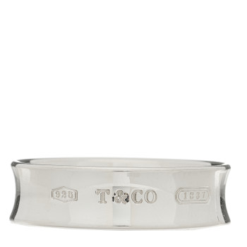 TIFFANY Sterling Silver 1837 Band Ring 66 11.5