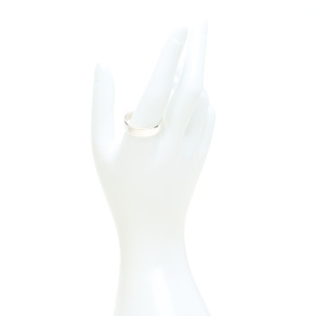 TIFFANY Sterling Silver Diamond Return to Tiffany Narrow Ring 67 11.75