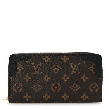 LOUIS VUITTON Monogram Zippy Retiro Wallet Black