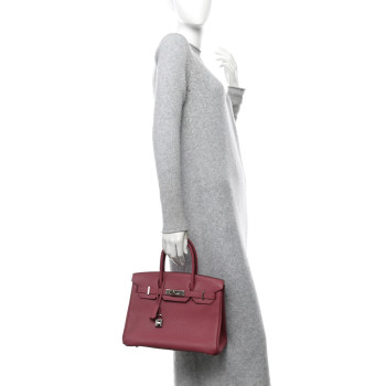 HERMES Fjord Birkin 30 Bois de Rose