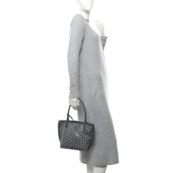 GOYARD Goyardine Reversible Mini Anjou Grey
