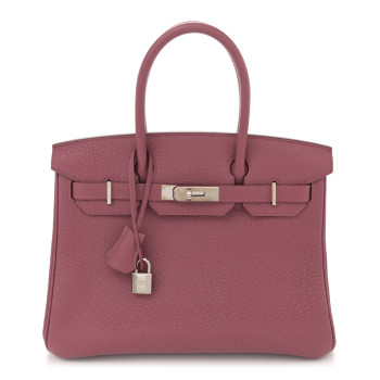 HERMES Fjord Birkin 30 Bois de Rose