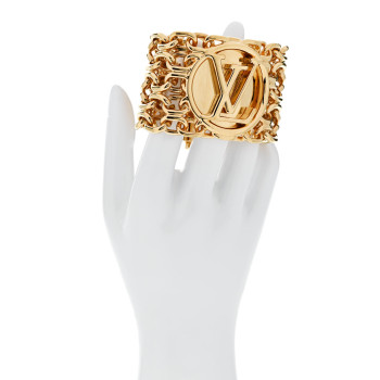 LOUIS VUITTON Louise Bracelet M Gold