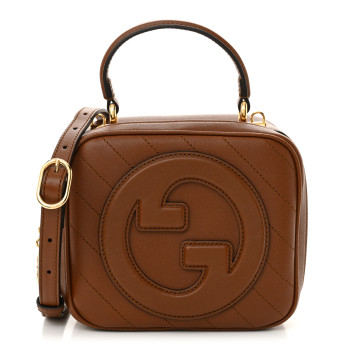 GUCCI Sakai Be Green Calfskin Diagonal Stitched Blondie Top Handle Bag Cuir