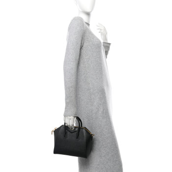 GIVENCHY Sugar Goatskin Mini Antigona Black