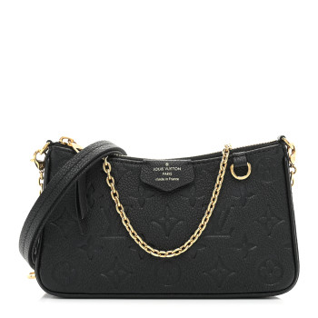 LOUIS VUITTON Empreinte Easy Pouch On Strap Black