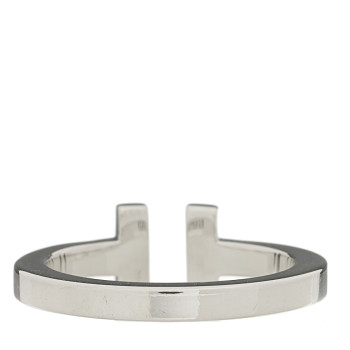 TIFFANY Sterling Silver T Square Ring 57 8