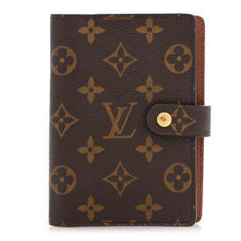LOUIS VUITTON Monogram Small Ring Agenda Cover