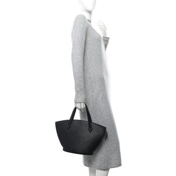 LOUIS VUITTON Epi Saint Jacques PM Black