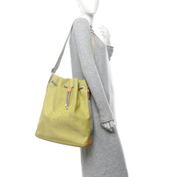 LOUIS VUITTON Damier Geant Americas Cup Volunteer Bag Yellow
