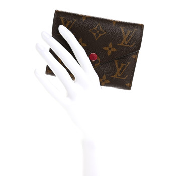 LOUIS VUITTON Monogram Victorine Wallet Fuchsia