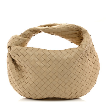 BOTTEGA VENETA Nappa Intrecciato Teen Jodie Hobo Porridge