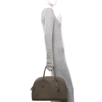 THE ROW Calfskin India 15.75 Smoked Taupe