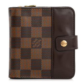 LOUIS VUITTON Damier Ebene Zippe Zipped Compact Wallet