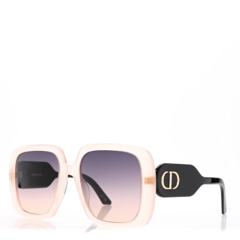 CHRISTIAN DIOR Acetate Diorbobby S2U Sunglasses Pink Black