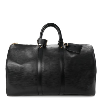 LOUIS VUITTON Epi Keepall 45 Black