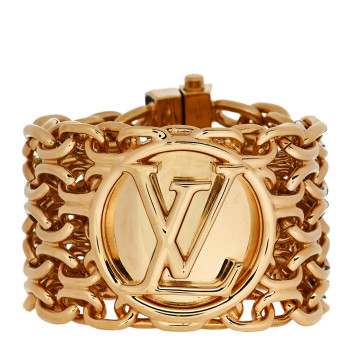 LOUIS VUITTON Louise Bracelet M Gold
