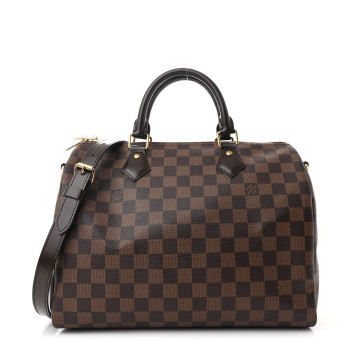 LOUIS VUITTON Damier Ebene Speedy Bandouliere 30