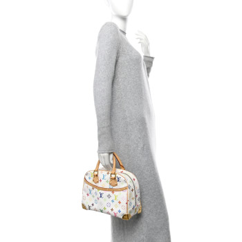 LOUIS VUITTON Monogram Multicolor Trouville White