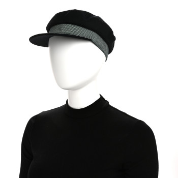 HERMES Cotton Hemp Cavale Pop Cap 56 Bleu Minuit Marine