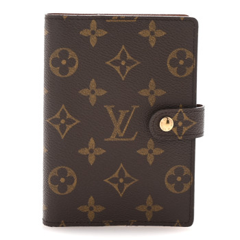 LOUIS VUITTON Monogram Small Ring Agenda Cover