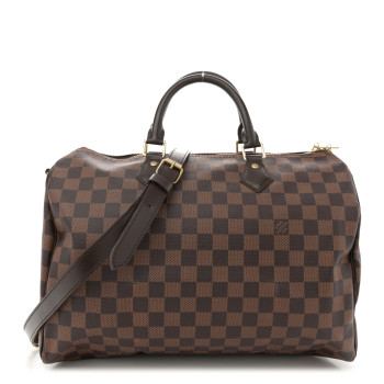 LOUIS VUITTON Damier Ebene Speedy Bandouliere 35